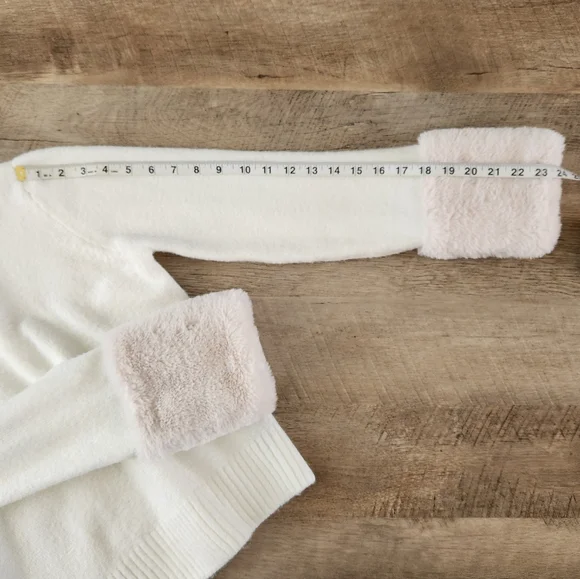 Zara Faux Fur Cuff Knit Sweater - Picture 13 of 13